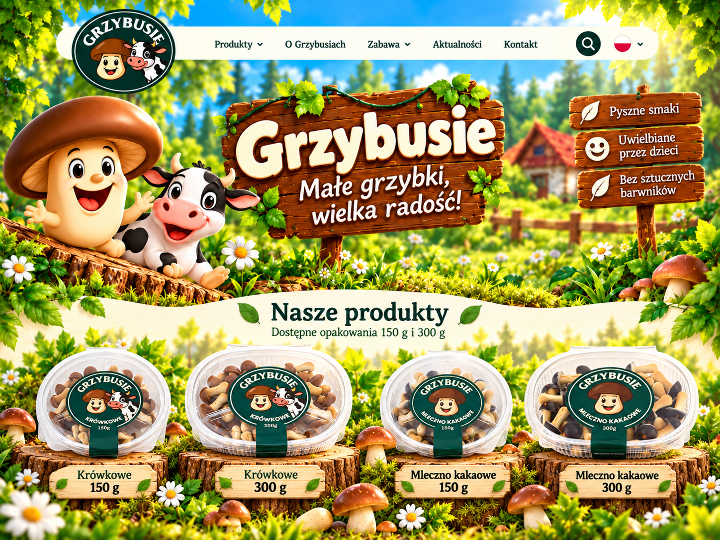Grzybusie — strona główna